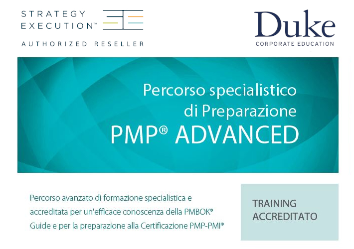 Percorso specialistico di Preparazione PMP® Advanced